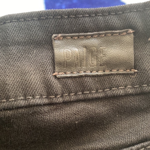 PAIGE Demin Verdugo Ankle Distressed in Black - Picture 7 of 7